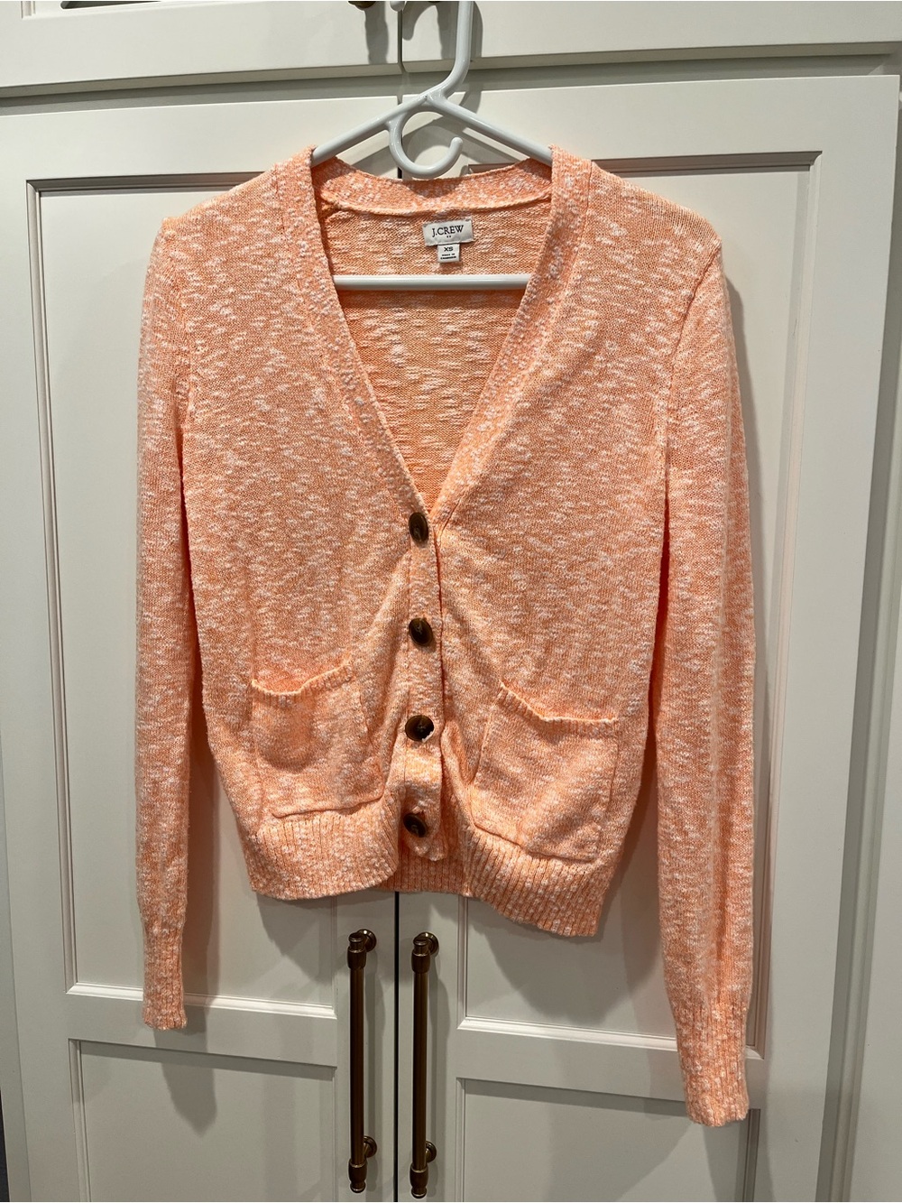 Orange/Peach JCrew Cardigan
